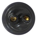 Ver imagem 2 de Kit Utron 5 Plafon Duplo Simples 17cm X 7cm para 2 Lâmpadas - Preto - 110v/220v (bivolt)