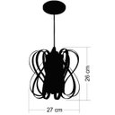 Ver imagem 2 de Lustre Luminária Pendente Utron Junco Copo Infinit 29cm - Palha