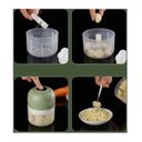 Ver imagem 7 de Mini Processador Triturador Elétrico Alimentos Usb 3 Lâminas