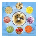 Ver mais imagens de Mini Processador Triturador Elétrico Alimentos Usb 3 Lâminas