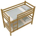 Ver imagem 5 de Cama Beliche Solteiro 188x88cm com Escada Fixa Luca Imbuia B11 - Mpozenato