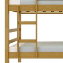 Ver imagem 7 de Cama Beliche Solteiro 188x88cm com Escada Fixa Luca Imbuia B11 - Mpozenato