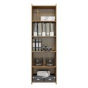 Ver imagem 2 de Estante Multifuncional com Prateleiras 57x183 cm MDP Carvalho 0700 Prime