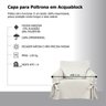 Capa Para Poltrona Sofá 1 Lugar Impermeável Acquablock Cor:Bege - 3