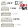 Capa Para Poltrona Sofá 1 Lugar Impermeável Acquablock Cor:Bege - 4
