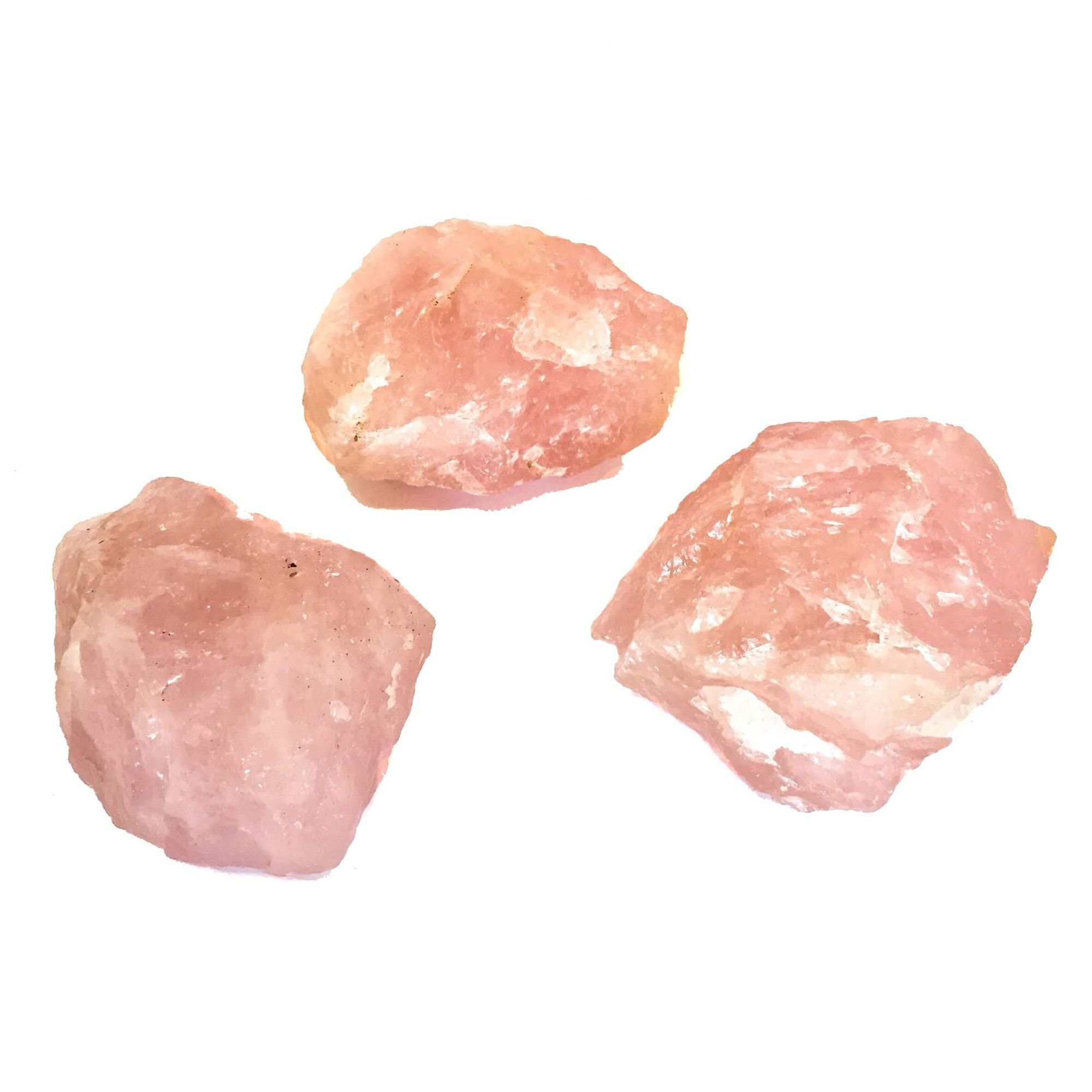 Pedra Bruta de Quartzo Rosa Natural Cristal Amor G - 7