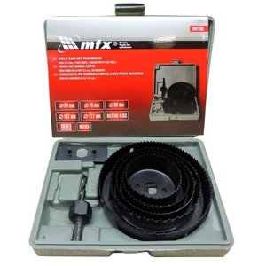 Jogo de Serra Copo para Madeira 19 a 64 Mm 11 Pcs Mtx 704739