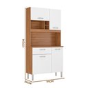 Ver imagem 2 de Cozinha Compacta 4 Portas 1 Gaveta Malta Demóbile Amendola Touch-branco