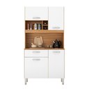 Ver imagem 4 de Cozinha Compacta 4 Portas 1 Gaveta Malta Demóbile Amendola Touch-branco