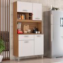 Ver imagem 1 de Cozinha Compacta 4 Portas 1 Gaveta Malta Demóbile Amendola Touch-branco