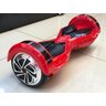 Skate Elétrico Hoverboard 6.5" 3200S Vermelho com Bluetooth com LED Frontal e Lateral - Foston - 2