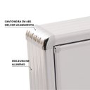 Ver imagem 6 de Armário Banheiro Espelheira Sobrepor | Com Perfil de Alumínio | 54x11,3x45cm | 02 Portas | Astra