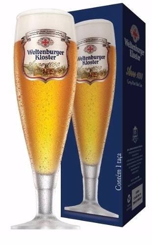 2 Taças De Vidro Para Cerveja Weltenburger Kloster 300ml - 3