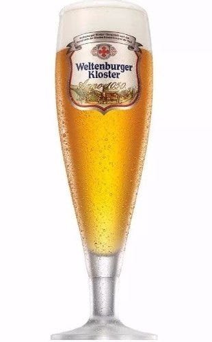 2 Taças De Vidro Para Cerveja Weltenburger Kloster 300ml - 2