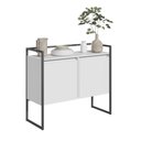 Ver imagem 3 de Buffet Junior Industrial 2 Portas Industrial Preto - Branco/preto