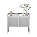 Ver imagem 2 de Buffet Junior Industrial 2 Portas Industrial Preto - Branco/preto