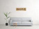 Ver imagem 2 de Quadro Santa Ceia 60x20cm Decorativo para Sala Quarto Pequeno