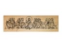 Ver imagem 1 de Quadro Santa Ceia 60x20cm Decorativo para Sala Quarto Pequeno
