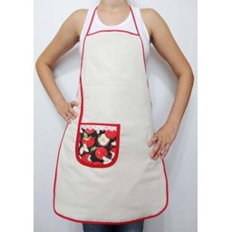 Avental De Cozinha Dupla Face Maçã - 4