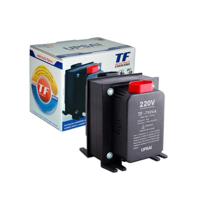 Auto Transformador de Voltagem Conversor 750va Automático Bivolt 110v / 220v ou 220v / 110v Upsai