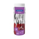 Ver imagem 3 de Faqueiro Tramontina Ipanema 23398/488 30 Peças - Vermelha