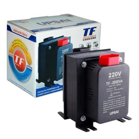 Auto Transformador de Voltagem Conversor 2000va Automático Bivolt 110v / 220v ou 220v / 110v Upsai
