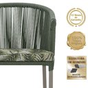 Ver imagem 3 de 3 Cadeiras de Jantar Noronha Fendi Corda Náutica E5 Trama Verde