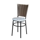 Ver imagem 3 de 6 Cadeiras para Mesa Preta Hawai Avelã Assento Floral Cor:floral Areia