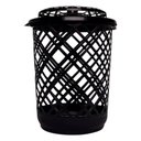 Ver imagem 1 de Cesto de Roupas Redondo Telado Multiuso 30 Litros Preto