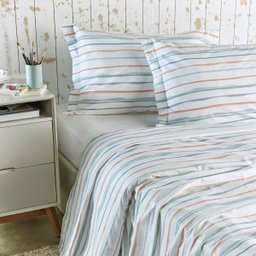 Jogo de Lençol Casal Artex Color 100% Algodão 180 FIos - 3