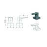 Acabamento de Registro Base Docol/celite 1/2”, 3/4”, 1” Noronha Cromado - 2
