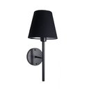 Ver imagem 1 de Luminária Arandela Tocheiro Preta Cúpula Preta