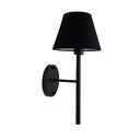 Ver imagem 2 de Luminária Arandela Tocheiro Preta Cúpula Preta