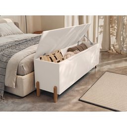 Baú Recamier Cama Box Casal Quarto Multifuncional Guarda Volumes Multiuso Montessoriano Brinquedos P - 6