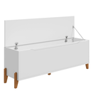 Ver imagem 4 de Baú Recamier Cama Box Casal Quarto Multifuncional Guarda Volumes Multiuso Montessoriano Brinquedos P