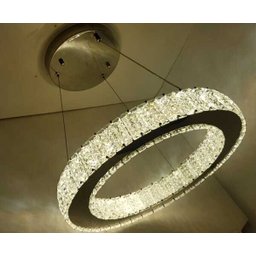 Lustre Cristal Redondo Led 30w - 3 Temperaturas - 1 Lustre Cristal Redondo Led 30w - 3 Temperaturas - 1