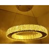 Lustre Cristal Redondo Led 30w - 3 Temperaturas - 4