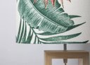 Ver imagem 6 de Abajur Carambola Arkana 56x30cm em Tecido e Madeira Estampa Tropical