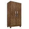 Guarda Roupa Casal Imperial com Armário Multiuso Recife e Cômoda Madri Malbec - Incorplac - 5
