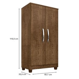 Guarda Roupa Casal Imperial com Armário Multiuso Recife e Cômoda Madri Malbec - Incorplac - 6 Guarda Roupa Casal Imperial com Armário Multiuso Recife e Cômoda Madri Malbec - Incorplac - 6