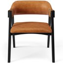 Ver imagem 3 de Cadeira para Sala de Jantar Estar Living Estofada Suran L02 Preto Couríssimo Canela - Lyam Decor