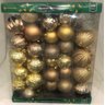 Conj 108 bolas de Natal Douradas - 3