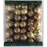 Conj 108 bolas de Natal Douradas - 2