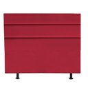 Ver imagem 2 de Cabeceira Estofada Argentina 160cm Queen Size Para Cama Box Quarto Suede Vermelho - Gat Magazine
