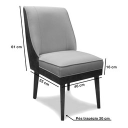 Kit 6 Cadeiras De Jantar Virgínia Compose Veludo Bege e Vinho - Meu Lar Decorações - 5 Kit 6 Cadeiras De Jantar Virgínia Compose Veludo Bege e Vinho - Meu Lar Decorações - 5