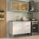 Ver imagem 2 de Armário de Cozinha com Balcão para Pia Siena Multimóveis Mp2216 Branco