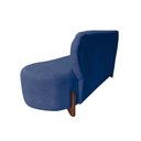 Ver imagem 4 de Sofá 3 Lugares Orgânico Curvo Tókio 180cm Suede Azul Marinho