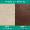 Ver imagem 4 de Cabeceira Casal 140 cm Greta com Frame Linho Tca 210 Corino Tcs 721 Peer