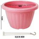 Ver imagem 2 de Kit 6 Vasos Canelado C/ Alça e 6 S/ Alça 1200ml Colorido