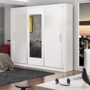 Ver imagem 1 de Guarda-Roupa Casal com Espelho 3 Portas de Correr Bahia